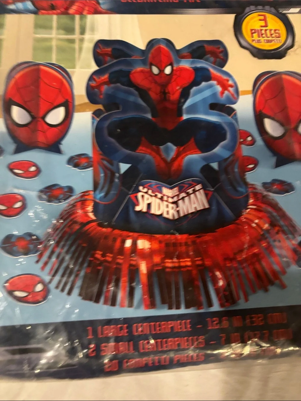 Spiderman Red and Blue Kids Party Tableware Set